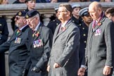 Circuit of Service Lodges (Group D14, 35 members) during the Royal British Legion March Past on Remembrance Sunday at the Cenotaph, Whitehall, Westminster, London, 11 November 2018, 12:22.