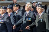 Circuit of Service Lodges (Group D14, 35 members) during the Royal British Legion March Past on Remembrance Sunday at the Cenotaph, Whitehall, Westminster, London, 11 November 2018, 12:22.