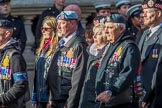 The Royal British Legion (Group D15, 150 members) during the Royal British Legion March Past on Remembrance Sunday at the Cenotaph, Whitehall, Westminster, London, 11 November 2018, 12:22.