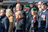 The Royal British Legion (Group D15, 150 members) during the Royal British Legion March Past on Remembrance Sunday at the Cenotaph, Whitehall, Westminster, London, 11 November 2018, 12:22.