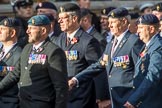 The Royal British Legion (Group D15, 150 members) during the Royal British Legion March Past on Remembrance Sunday at the Cenotaph, Whitehall, Westminster, London, 11 November 2018, 12:22.