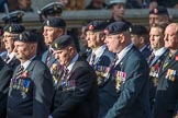 The Royal British Legion (Group D15, 150 members) during the Royal British Legion March Past on Remembrance Sunday at the Cenotaph, Whitehall, Westminster, London, 11 November 2018, 12:22.