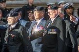 The Royal British Legion (Group D15, 150 members) during the Royal British Legion March Past on Remembrance Sunday at the Cenotaph, Whitehall, Westminster, London, 11 November 2018, 12:22.
