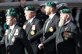 The South African Legion (Group D??) during the Royal British Legion March Past on Remembrance Sunday at the Cenotaph, Whitehall, Westminster, London, 11 November 2018, 12:23.
