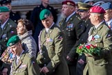 Czechoslovak Legionary (Group D18, 30 members) during the Royal British Legion March Past on Remembrance Sunday at the Cenotaph, Whitehall, Westminster, London, 11 November 2018, 12:23.