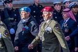Czechoslovak Legionary (Group D18, 30 members) during the Royal British Legion March Past on Remembrance Sunday at the Cenotaph, Whitehall, Westminster, London, 11 November 2018, 12:23.