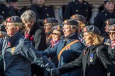 QARANC (Group D23, 49 members) during the Royal British Legion March Past on Remembrance Sunday at the Cenotaph, Whitehall, Westminster, London, 11 November 2018, 12:24.