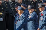 Transport for London, TFL (Group M1, 41 members) during the Royal British Legion March Past on Remembrance Sunday at the Cenotaph, Whitehall, Westminster, London, 11 November 2018, 12:25.