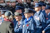 Transport for London, TFL (Group M1, 41 members) during the Royal British Legion March Past on Remembrance Sunday at the Cenotaph, Whitehall, Westminster, London, 11 November 2018, 12:25.