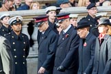 The Salvation Army (Group M6, 30 members) during the Royal British Legion March Past on Remembrance Sunday at the Cenotaph, Whitehall, Westminster, London, 11 November 2018, 12:25.
