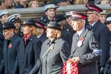 The Salvation Army (Group M6, 30 members) during the Royal British Legion March Past on Remembrance Sunday at the Cenotaph, Whitehall, Westminster, London, 11 November 2018, 12:25.
