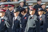The Salvation Army (Group M6, 30 members) during the Royal British Legion March Past on Remembrance Sunday at the Cenotaph, Whitehall, Westminster, London, 11 November 2018, 12:25.