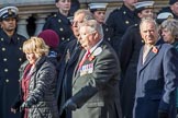 WRVS / RVS (Group M8, 19 members) during the Royal British Legion March Past on Remembrance Sunday at the Cenotaph, Whitehall, Westminster, London, 11 November 2018, 12:26.