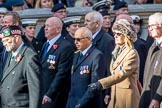 National Association of Retired Police Officers (Group M10, 36 members) during the Royal British Legion March Past on Remembrance Sunday at the Cenotaph, Whitehall, Westminster, London, 11 November 2018, 12:26.