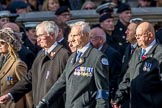 National Association of Retired Police Officers (Group M10, 36 members) during the Royal British Legion March Past on Remembrance Sunday at the Cenotaph, Whitehall, Westminster, London, 11 November 2018, 12:26.