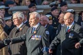 National Association of Retired Police Officers (Group M10, 36 members) during the Royal British Legion March Past on Remembrance Sunday at the Cenotaph, Whitehall, Westminster, London, 11 November 2018, 12:26.