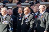 National Association of Retired Police Officers (Group M10, 36 members) during the Royal British Legion March Past on Remembrance Sunday at the Cenotaph, Whitehall, Westminster, London, 11 November 2018, 12:26.