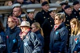 Blue Cross (Group M20, 18 members) during the Royal British Legion March Past on Remembrance Sunday at the Cenotaph, Whitehall, Westminster, London, 11 November 2018, 12:27.