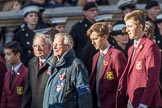 The Old Cryptians Club (Group M22, 18 members) during the Royal British Legion March Past on Remembrance Sunday at the Cenotaph, Whitehall, Westminster, London, 11 November 2018, 12:27.