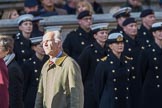 The Old Cryptians Club (Group M22, 18 members) during the Royal British Legion March Past on Remembrance Sunday at the Cenotaph, Whitehall, Westminster, London, 11 November 2018, 12:27.