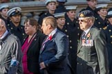 Western Front Association  (Group M27, 11 members) during the Royal British Legion March Past on Remembrance Sunday at the Cenotaph, Whitehall, Westminster, London, 11 November 2018, 12:28.