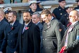 National Association of Round Tables (Group M30, 24 members) during the Royal British Legion March Past on Remembrance Sunday at the Cenotaph, Whitehall, Westminster, London, 11 November 2018, 12:28.