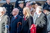 Rotary International (Group M32, 24 members) during the Royal British Legion March Past on Remembrance Sunday at the Cenotaph, Whitehall, Westminster, London, 11 November 2018, 12:28.