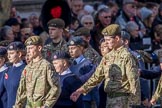 RAF- and Army Cadets (Group M35, ?? members) during the Royal British Legion March Past on Remembrance Sunday at the Cenotaph, Whitehall, Westminster, London, 11 November 2018, 12:29.