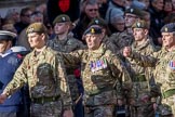 RAF- and Army Cadets (Group M35, ?? members) during the Royal British Legion March Past on Remembrance Sunday at the Cenotaph, Whitehall, Westminster, London, 11 November 2018, 12:29.