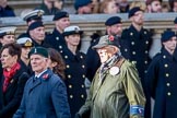 The Post Office Fellowship of Remembrance (Group M43, 8 members) during the Royal British Legion March Past on Remembrance Sunday at the Cenotaph, Whitehall, Westminster, London, 11 November 2018, 12:31.