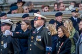 Corps Security (Group M48, 4 members) and YMCA (Group M49, 30 members) during the Royal British Legion March Past on Remembrance Sunday at the Cenotaph, Whitehall, Westminster, London, 11 November 2018, 12:31.