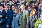 Commonwealth War Graves Commission (Group M50, 19 members) during the Royal British Legion March Past on Remembrance Sunday at the Cenotaph, Whitehall, Westminster, London, 11 November 2018, 12:31.