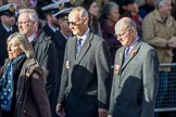 Commonwealth War Graves Commission (Group M50, 19 members) during the Royal British Legion March Past on Remembrance Sunday at the Cenotaph, Whitehall, Westminster, London, 11 November 2018, 12:31.