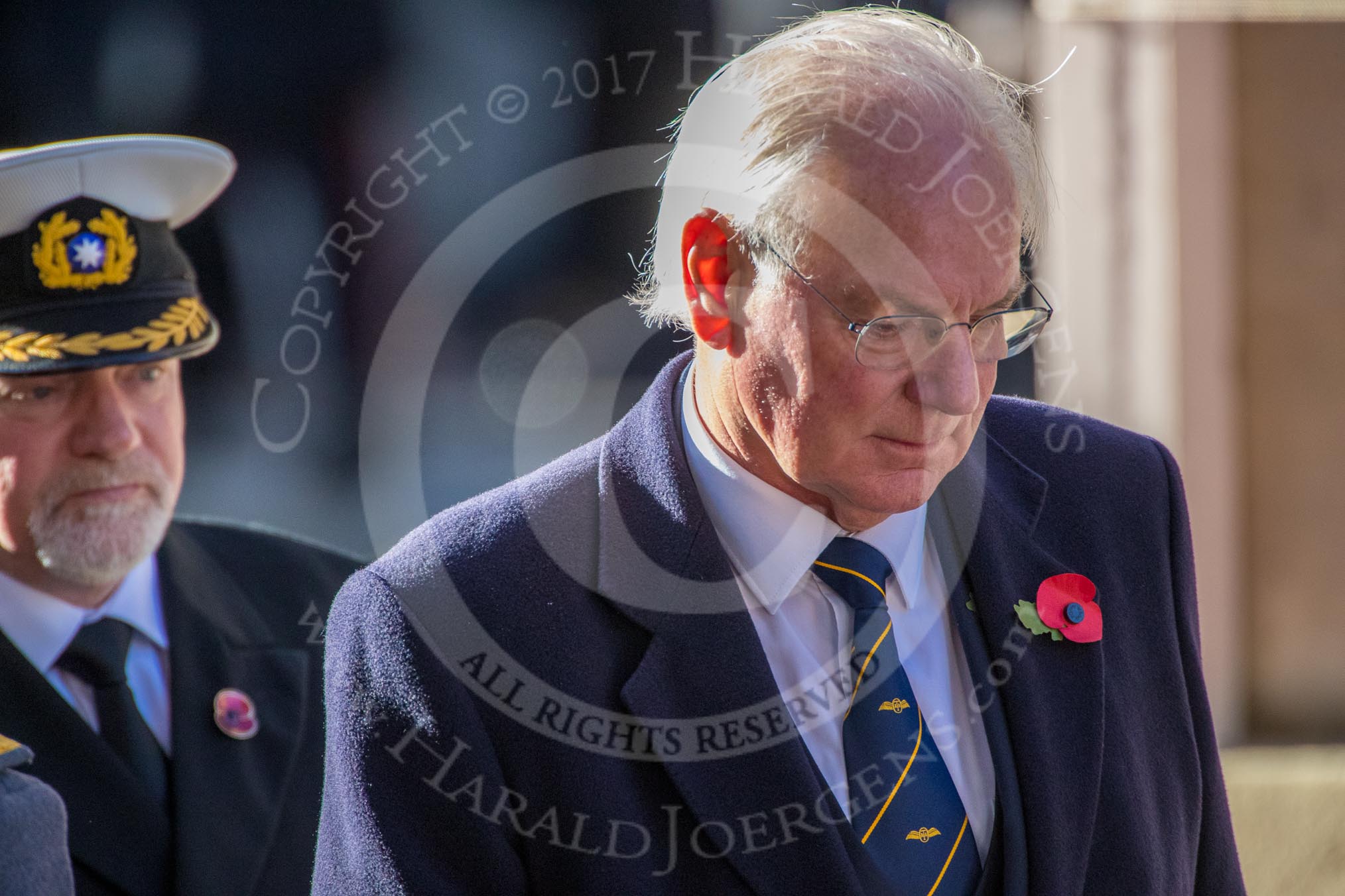 during Remembrance Sunday Cenotaph Ceremony 2018 at Horse Guards Parade, Westminster, London, 11 November 2018, 11:17.