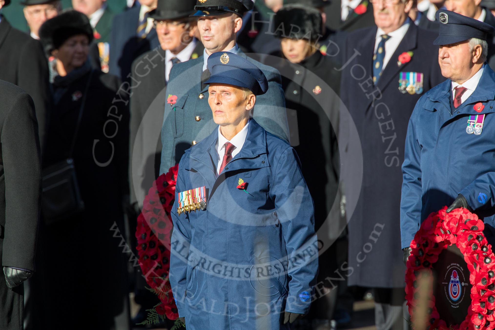 during Remembrance Sunday Cenotaph Ceremony 2018 at Horse Guards Parade, Westminster, London, 11 November 2018, 11:26.