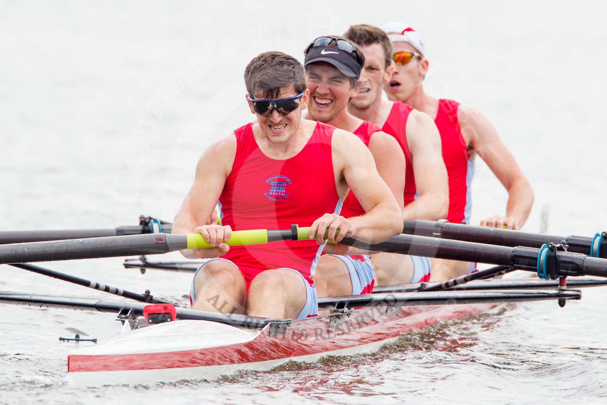 Henley Royal Regatta 2012 (Thursday): Race 37, Wyfold Challenge Cup:  Wallingford Rowing Club (254, Bucks) v Ana Rowing Club, Australia (211, Berks).
River Thames beteen Henley-on-Thames and Remenham/Temple Island ,
Henley-on-Thames,
Oxfordshire,
United Kingdom,
on 28 June 2012 at 14:11, image #270