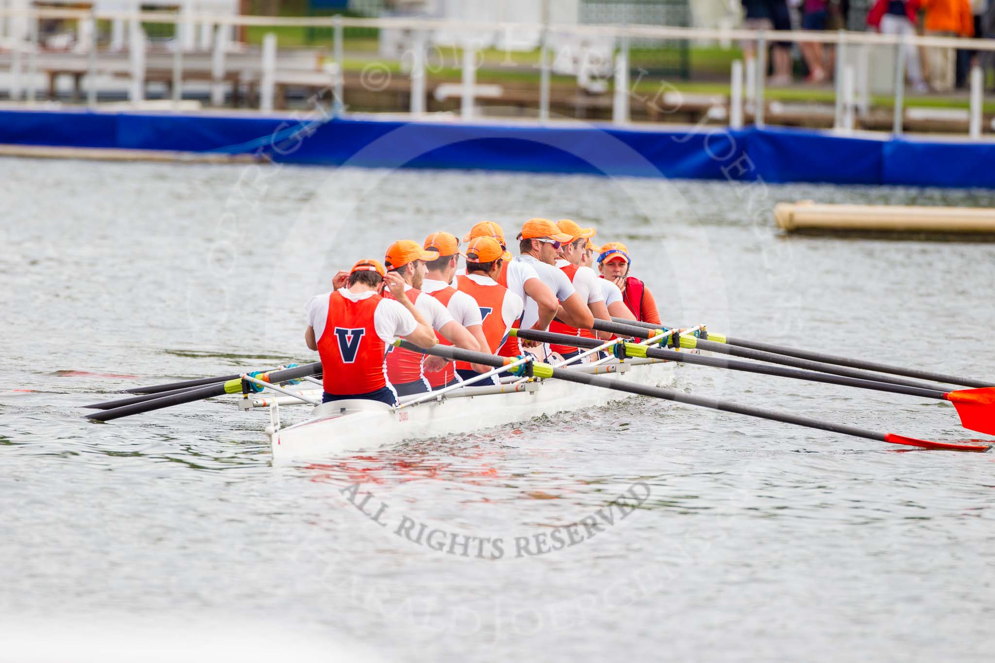 Henley Royal Regatta 2013, Thursday.
River Thames between Henley and Temple Island,
Henley-on-Thames,
Berkshire,
United Kingdom,
on 04 July 2013 at 09:09, image #17