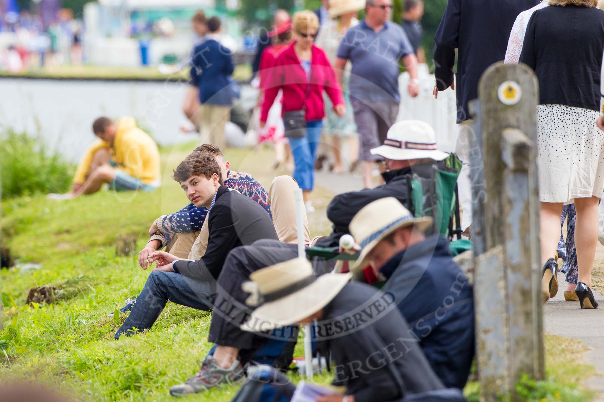 Henley Royal Regatta 2013, Thursday.
River Thames between Henley and Temple Island,
Henley-on-Thames,
Berkshire,
United Kingdom,
on 04 July 2013 at 10:01, image #46