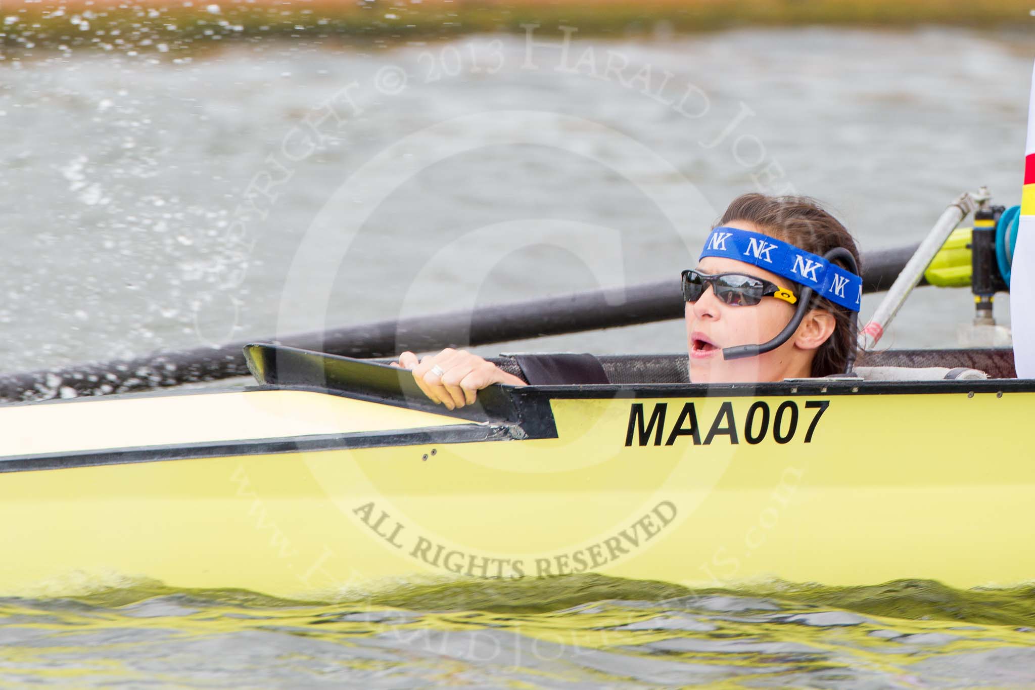 Henley Royal Regatta 2013, Thursday.
River Thames between Henley and Temple Island,
Henley-on-Thames,
Berkshire,
United Kingdom,
on 04 July 2013 at 10:48, image #89