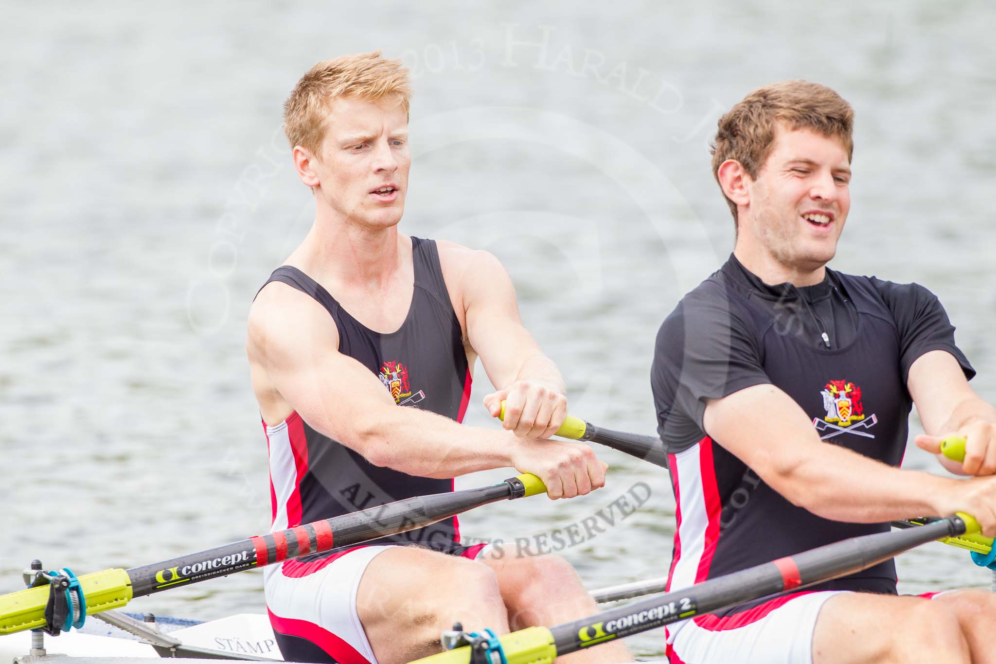 Henley Royal Regatta 2013, Thursday.
River Thames between Henley and Temple Island,
Henley-on-Thames,
Berkshire,
United Kingdom,
on 04 July 2013 at 10:53, image #102