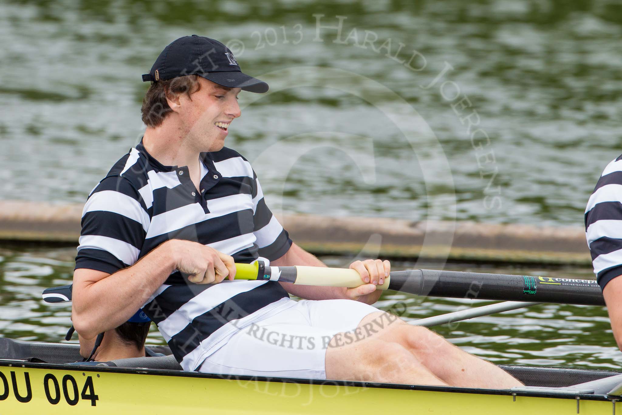 Henley Royal Regatta 2013, Thursday.
River Thames between Henley and Temple Island,
Henley-on-Thames,
Berkshire,
United Kingdom,
on 04 July 2013 at 11:47, image #243