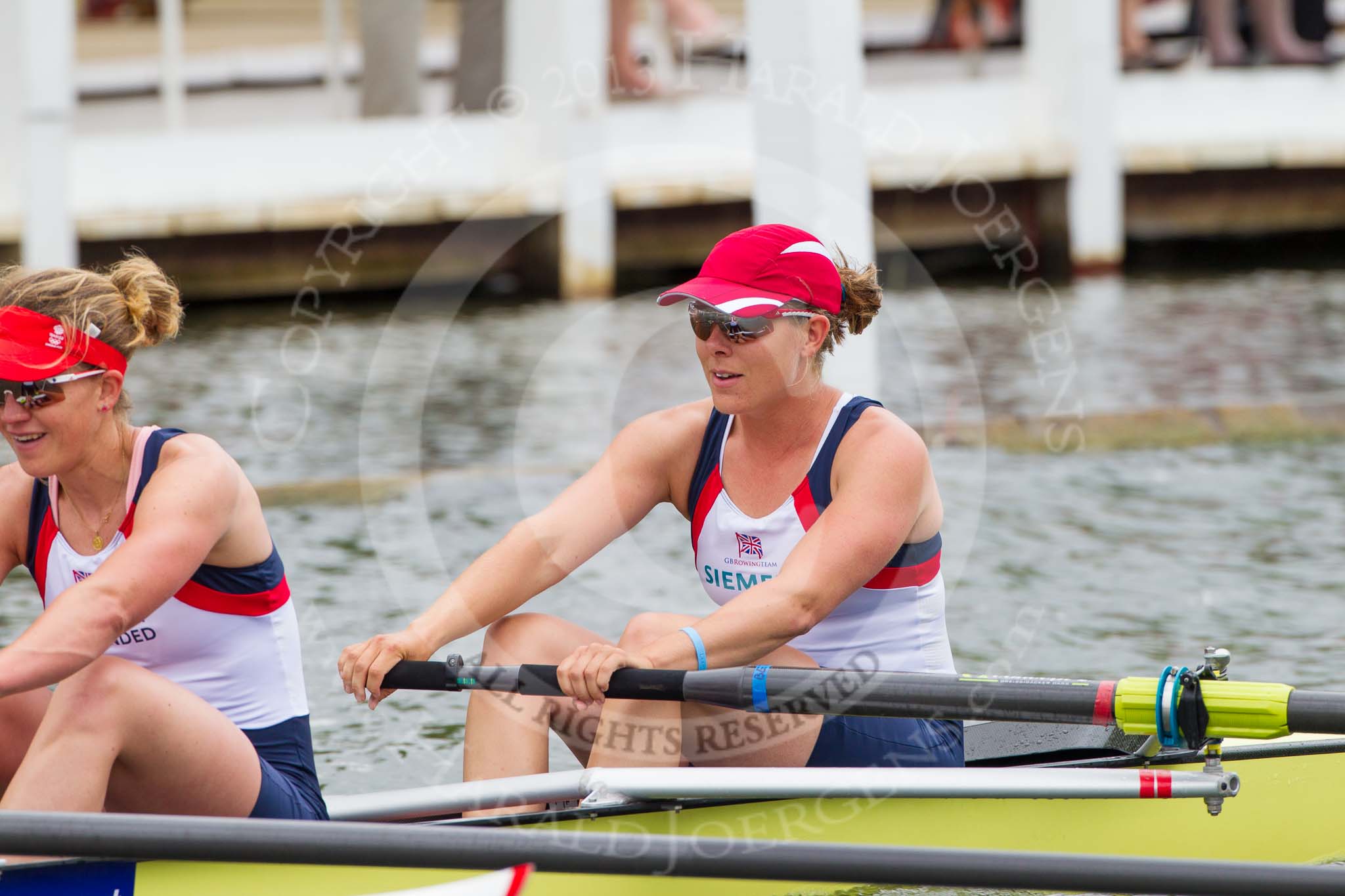 Henley Royal Regatta 2013, Thursday.
River Thames between Henley and Temple Island,
Henley-on-Thames,
Berkshire,
United Kingdom,
on 04 July 2013 at 12:45, image #271