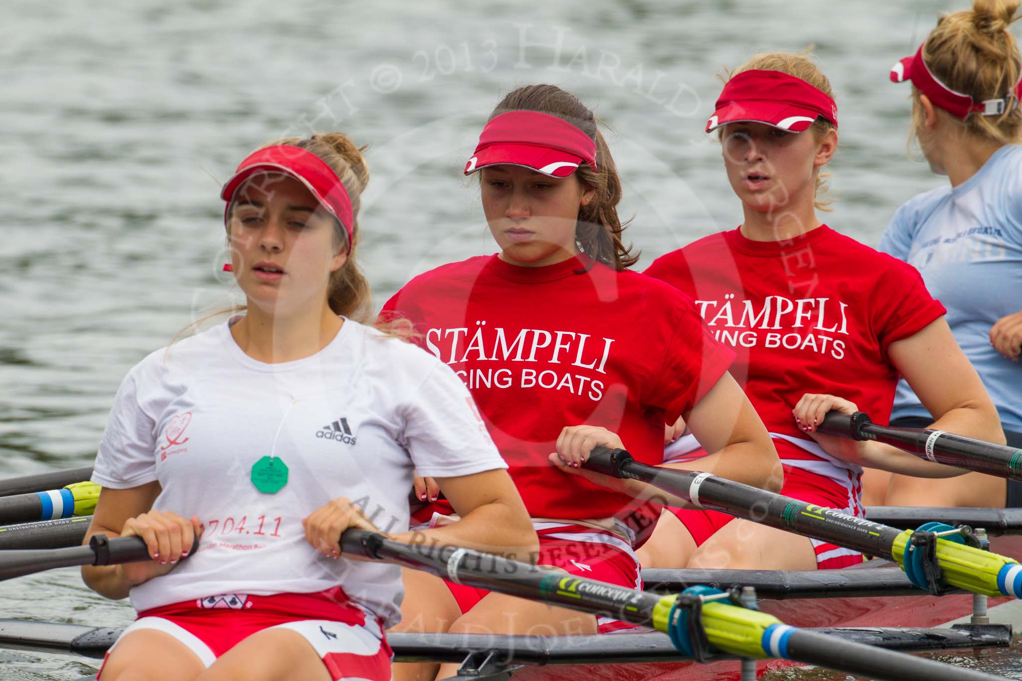 Henley Royal Regatta 2013, Thursday.
River Thames between Henley and Temple Island,
Henley-on-Thames,
Berkshire,
United Kingdom,
on 04 July 2013 at 12:49, image #286