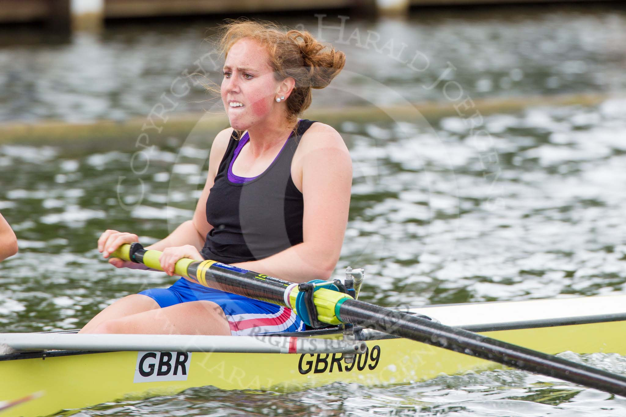 Henley Royal Regatta 2013, Thursday.
River Thames between Henley and Temple Island,
Henley-on-Thames,
Berkshire,
United Kingdom,
on 04 July 2013 at 13:01, image #293