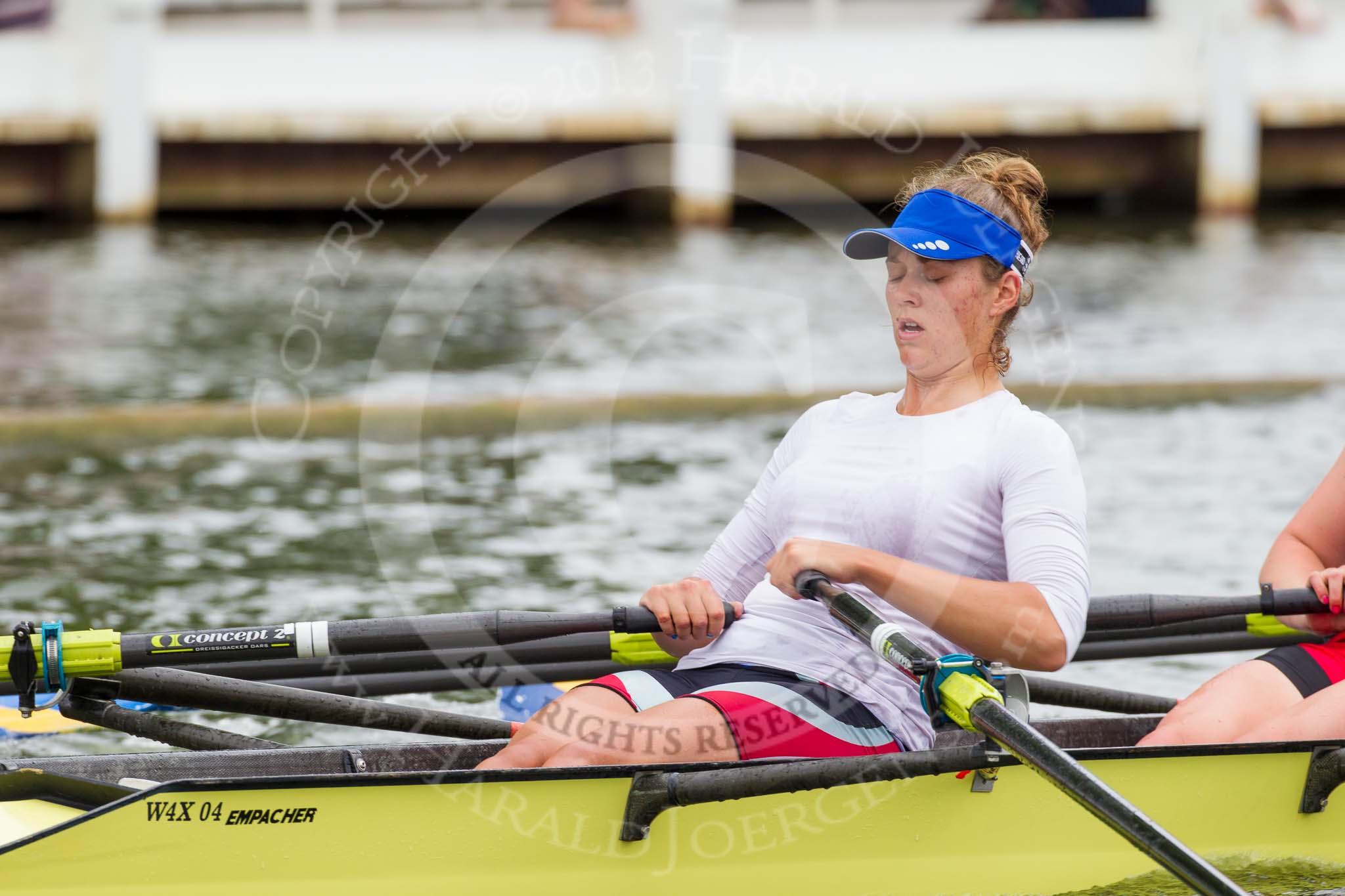 Henley Royal Regatta 2013, Thursday.
River Thames between Henley and Temple Island,
Henley-on-Thames,
Berkshire,
United Kingdom,
on 04 July 2013 at 13:03, image #301