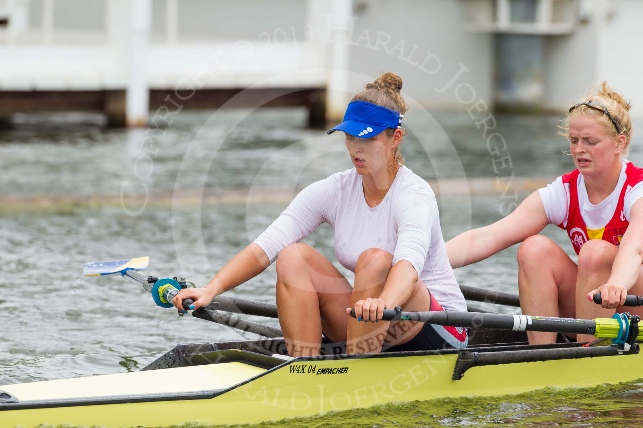 Henley Royal Regatta 2013, Thursday.
River Thames between Henley and Temple Island,
Henley-on-Thames,
Berkshire,
United Kingdom,
on 04 July 2013 at 13:03, image #302