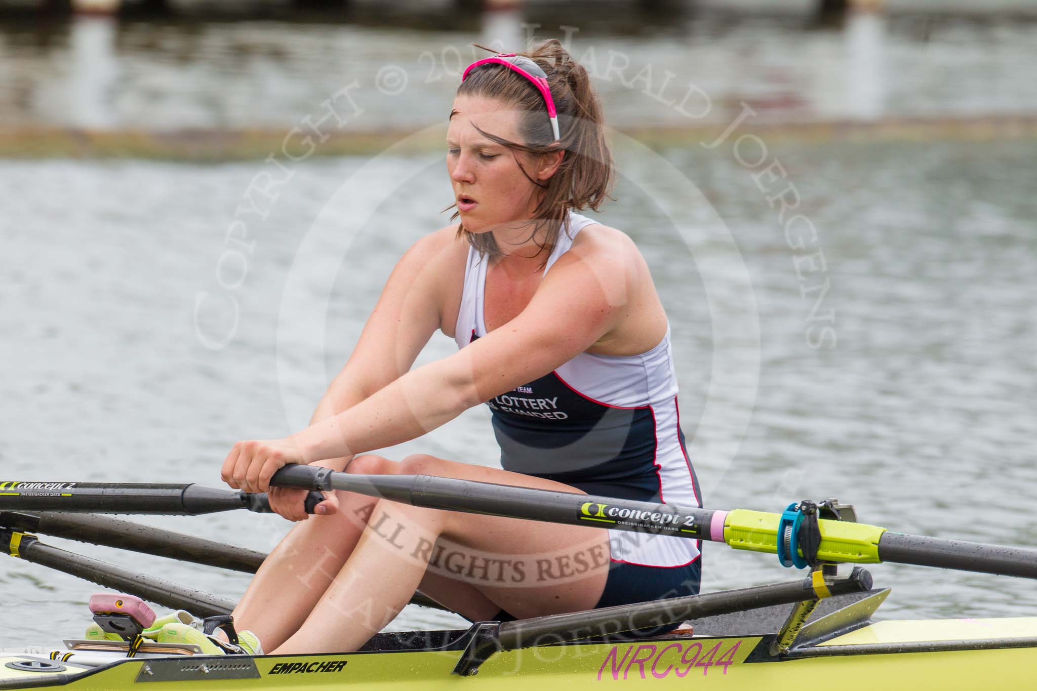 Henley Royal Regatta 2013, Thursday.
River Thames between Henley and Temple Island,
Henley-on-Thames,
Berkshire,
United Kingdom,
on 04 July 2013 at 13:10, image #317