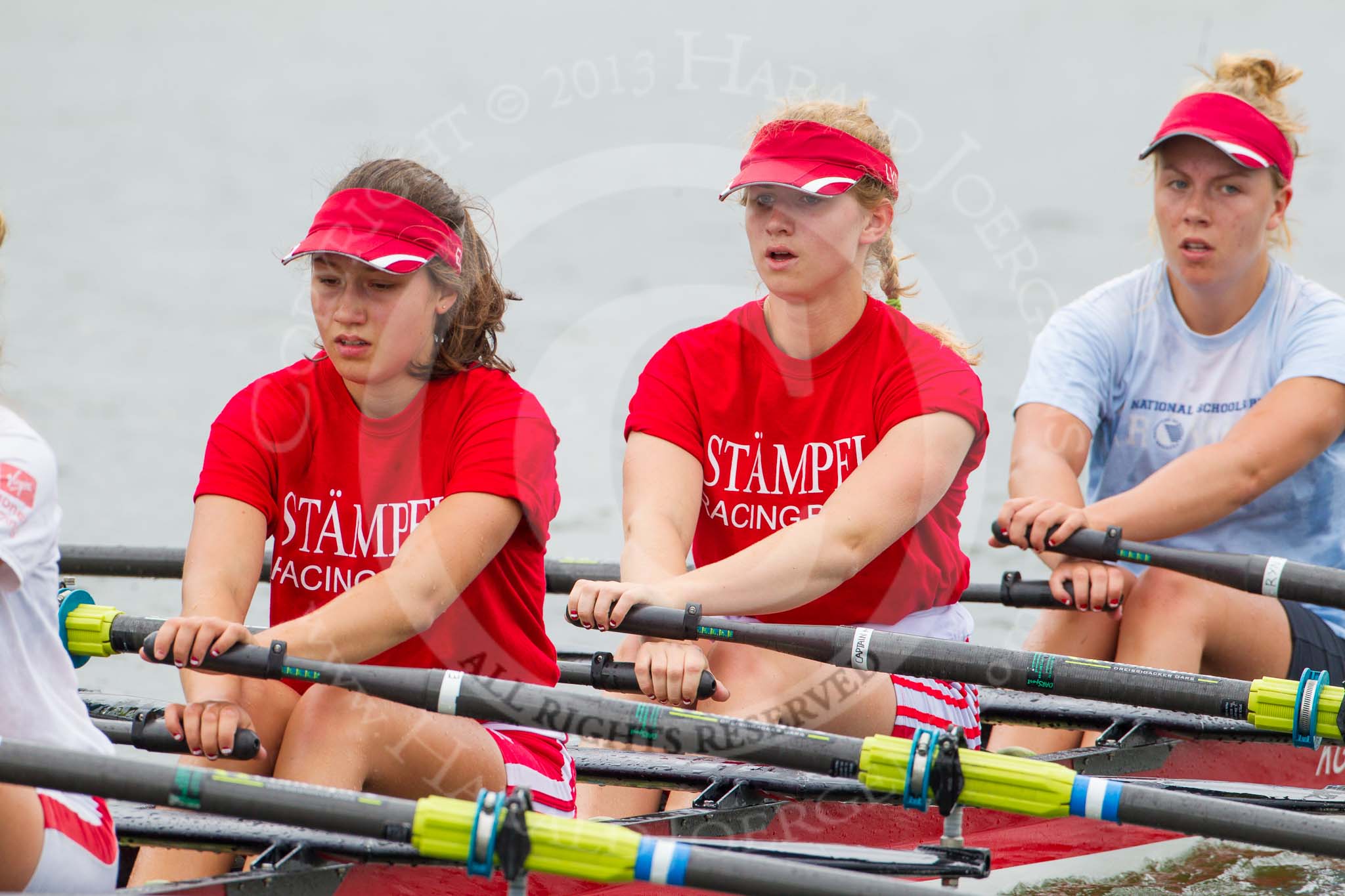 Henley Royal Regatta 2013, Thursday.
River Thames between Henley and Temple Island,
Henley-on-Thames,
Berkshire,
United Kingdom,
on 04 July 2013 at 13:11, image #321