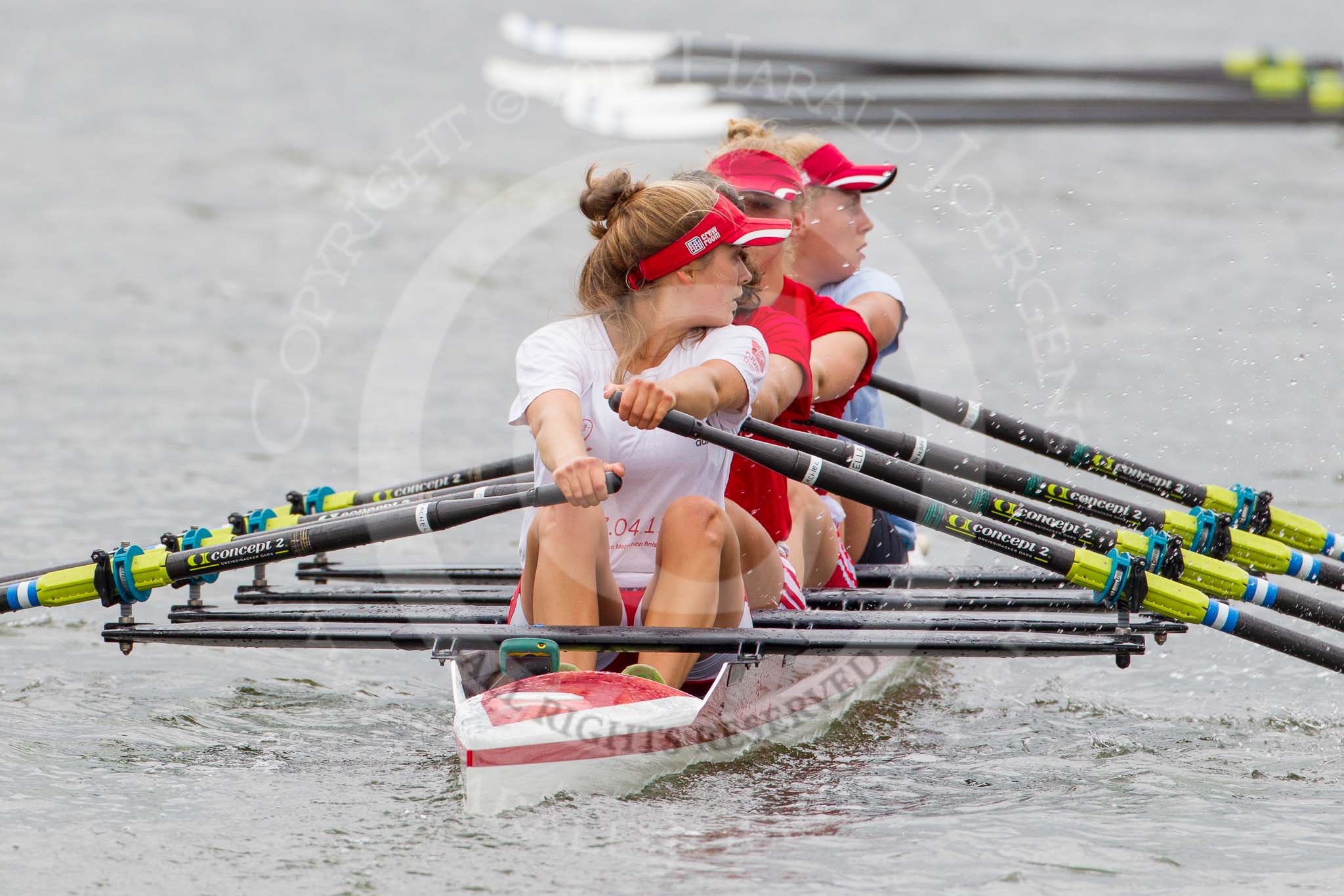 Henley Royal Regatta 2013, Thursday.
River Thames between Henley and Temple Island,
Henley-on-Thames,
Berkshire,
United Kingdom,
on 04 July 2013 at 13:11, image #324