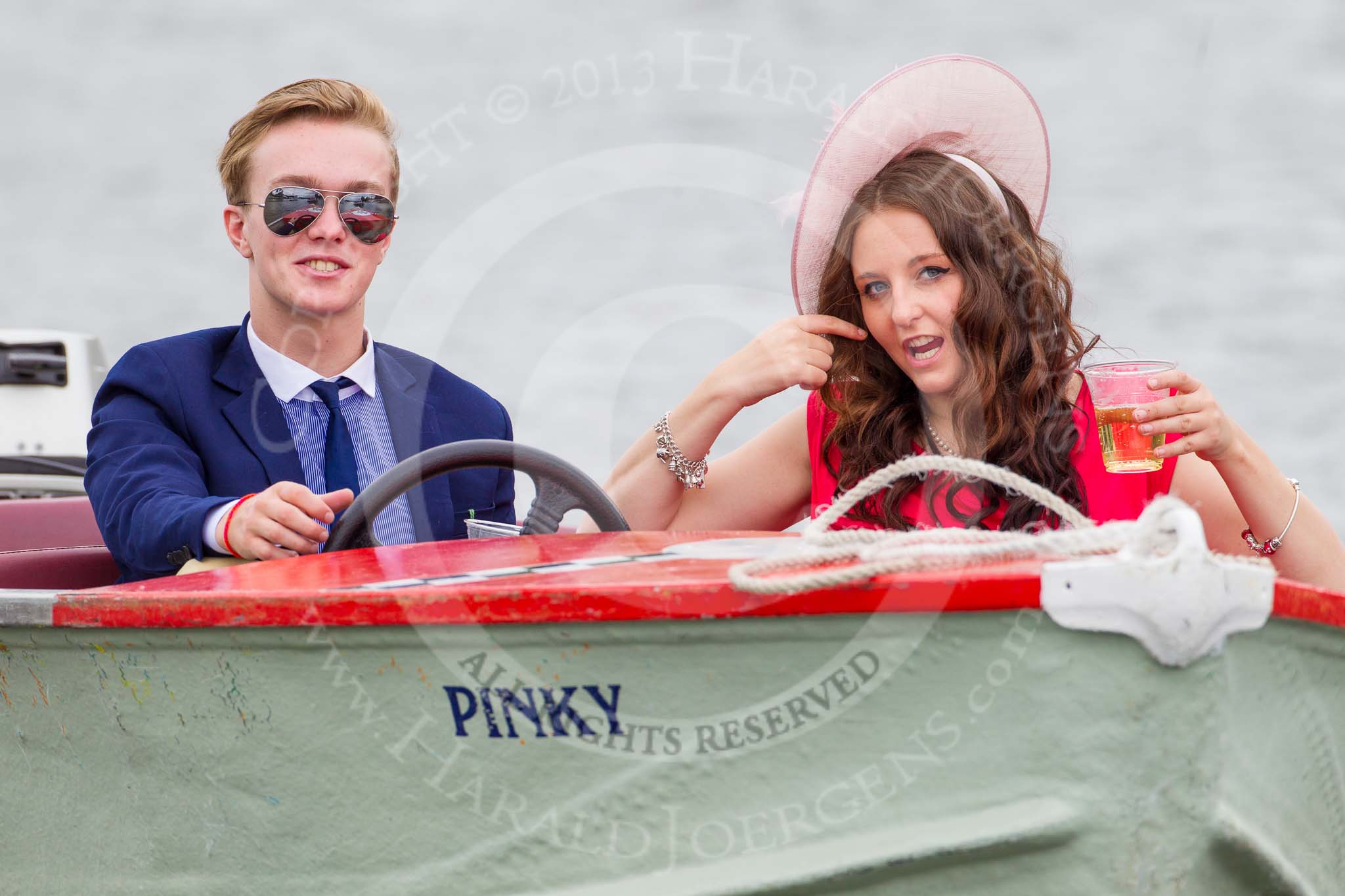 Henley Royal Regatta 2013, Thursday.
River Thames between Henley and Temple Island,
Henley-on-Thames,
Berkshire,
United Kingdom,
on 04 July 2013 at 13:22, image #325